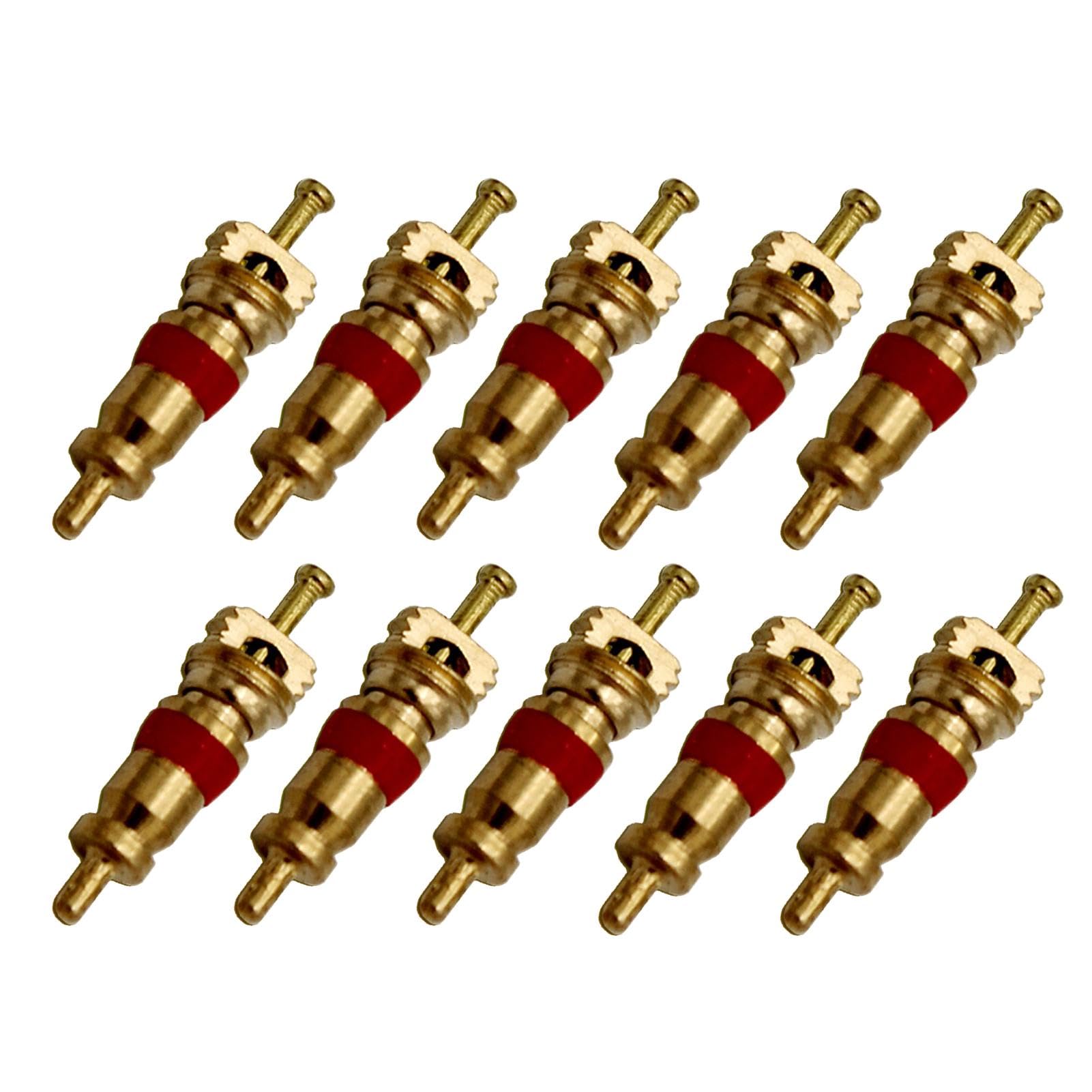 LearnLyrics Ventilkerne, Ventilkerne, 10 x Ventilwerkzeuge aus Kupfer – Ventil-Set, Reifenventileinheit, Werkzeug zum Entfernen des Ventilkerns für Autos LearnLyrics Ventilkerne, Ventilkerne, 10 x Ventilwerkzeuge aus Kupfer – Ventil-Set, Reifenventileinheit, Werkzeug zum Entfernen des Ventilkerns für Autos von LearnLyrics