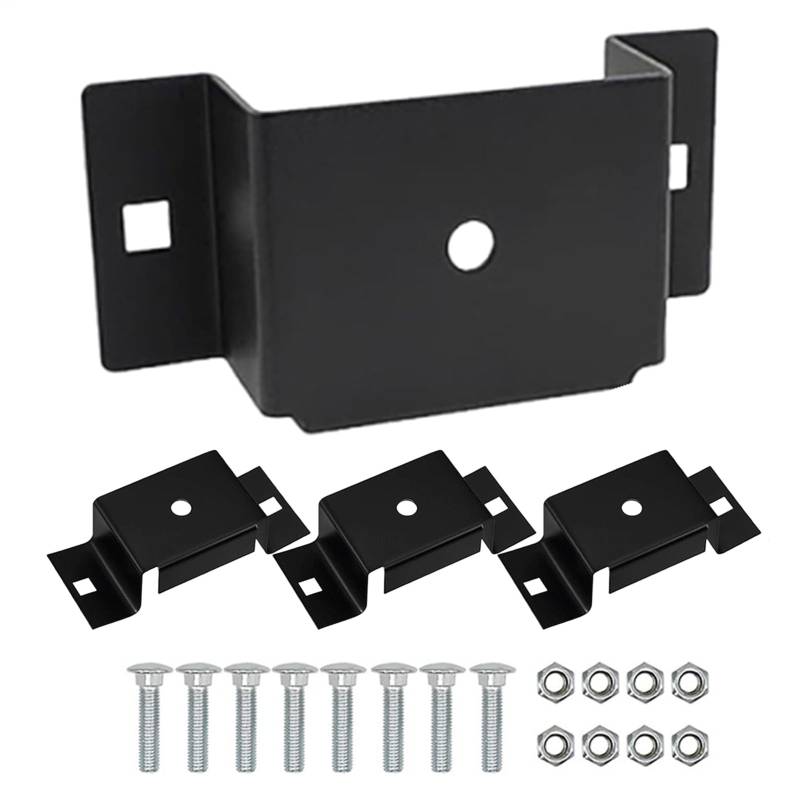 Stake Pocket - 4X Metallregal Flachbett LKW Zubehör, Anhänger Seitenschienen | Trailer Stake Bag, Metal Rack Flatbed Truck Accessories for Wood Lumber RV Cargo Transport Hauler Outdoor Daily Use von LearnLyrics