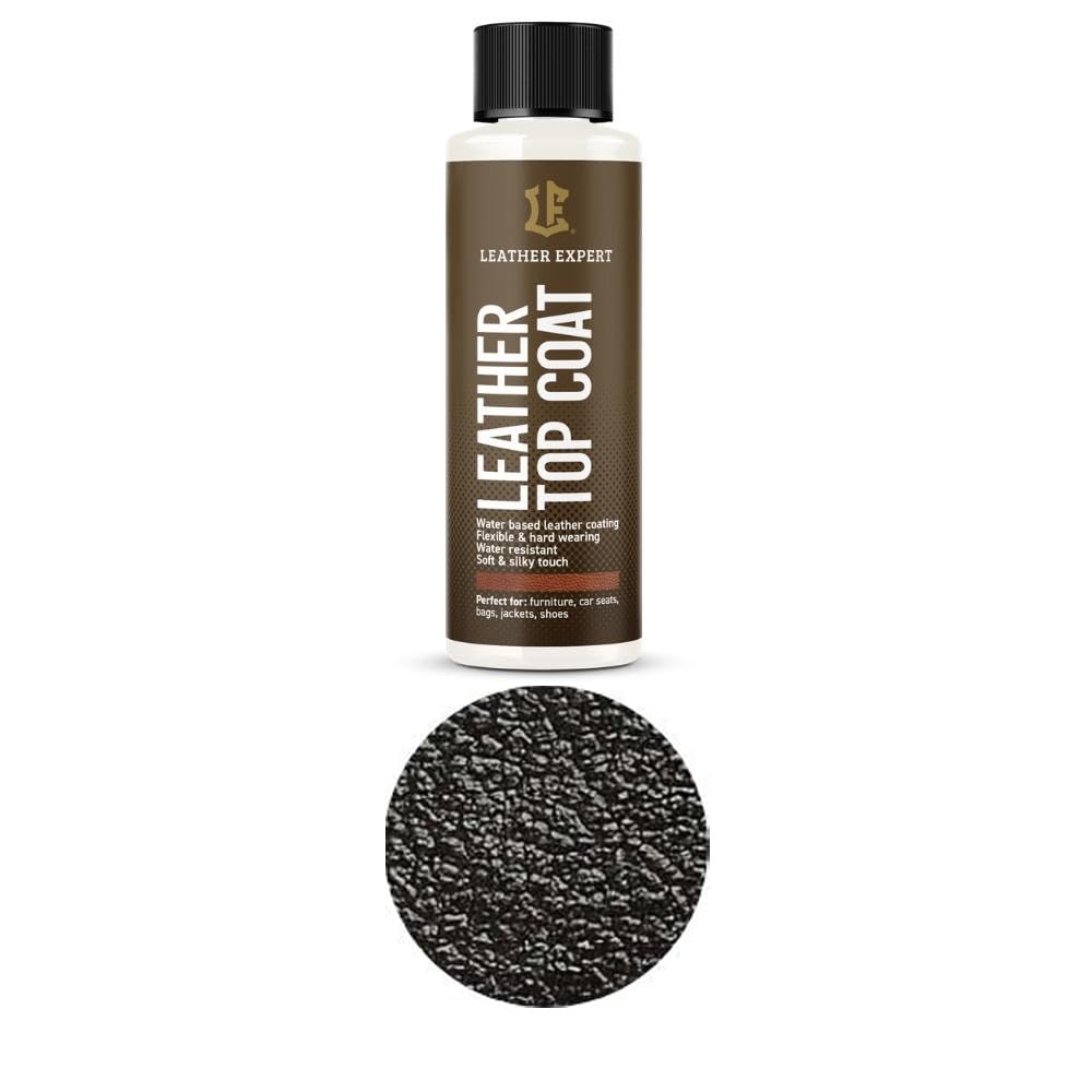 Farbfixierend Leder Finish Glänzend 50ml - Lederfinish für Handwerker - Leather Top Coat für alle Arten Glattleder – Klarlack schützt vor Feuchtigkeit und Beschädigungen von Leather Expert