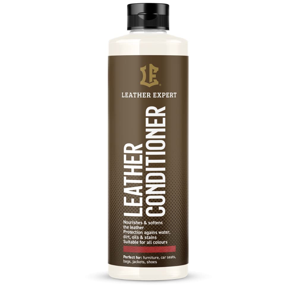 Leder Conditioner für Glattleder 500 ml - Leder Lotion Verleiht Weichheit und Glanz - Lederpflege für Ledercouch, Sofa und Galanterie - Leder Pflegemittel Auto Ohne Alkohol von Leather Expert