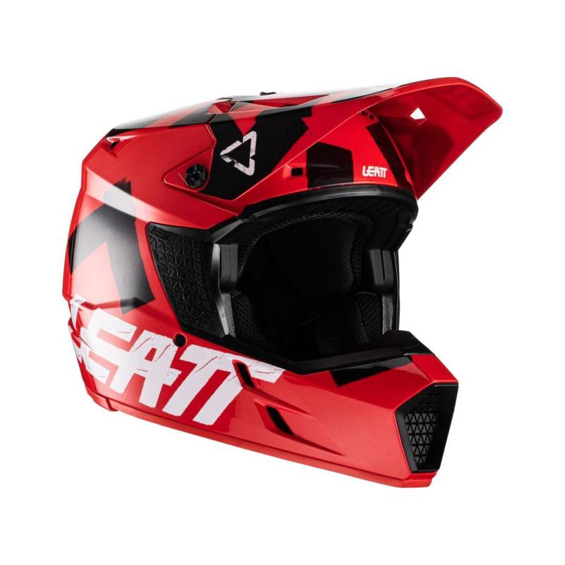 Leatt 1022010183 Motorradhelm 3.5 V22, Rot, L, 59-60 cm von Leatt