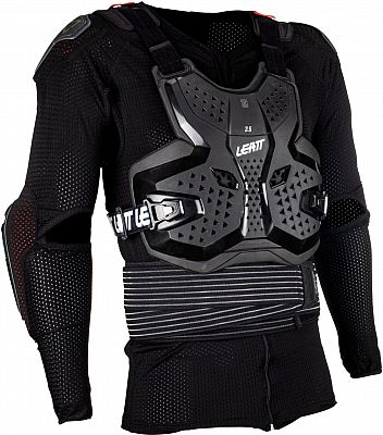 Leatt 3.5 S22, Protektorenjacke Level-1 - Schwarz/Dunkelgrau/Rot - L von Leatt