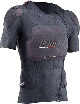 Leatt 3DF AirFit Lite Evo, Protektorenshirt kurzarm - Schwarz - XL von Leatt