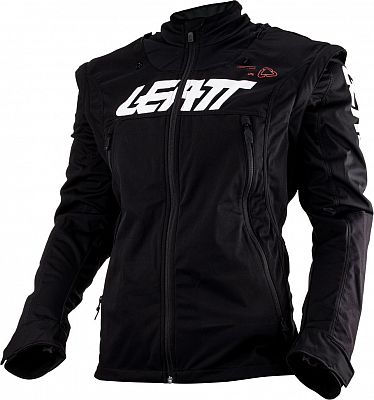 Leatt 4.5 Lite, Textiljacke wasserdicht - Schwarz/Grau/Rot - L von Leatt