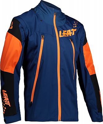 Leatt 4.5 Lite S22, Textiljacke - Dunkelblau/Orange/Schwarz - S von Leatt