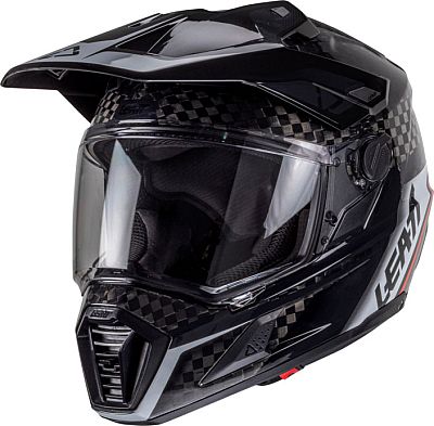 Leatt ADV 9.5 Carbon, Endurohelm - Schwarz/Grau/Rot - XS von Leatt