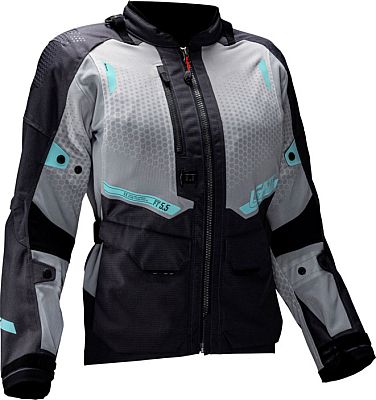 Leatt ADV FlowTour 5.5, Textiljacke wasserdicht Damen - Schwarz/Hellgrau/Türkis - L von Leatt