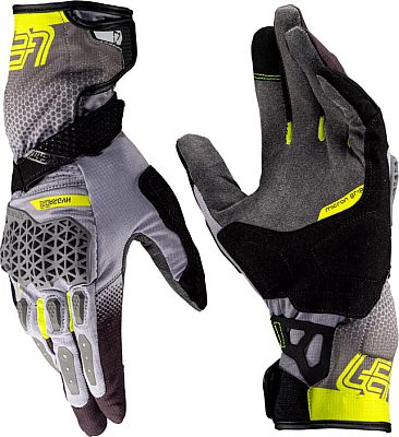 Leatt ADV HydraDri 5.5, Handschuhe wasserdicht - Dunkelgrau/Schwarz/Neon-Gelb - XS von Leatt