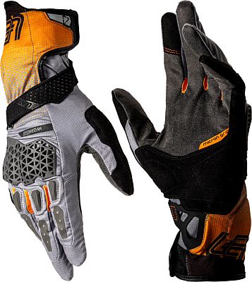 Leatt ADV HydraDri 5.5, Handschuhe wasserdicht - Grau/Schwarz/Orange - XXL von Leatt