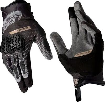 Leatt ADV HydraDri 5.5 Kurz, Handschuhe wasserdicht - Schwarz/Dunkelgrau/Gold - XXL von Leatt