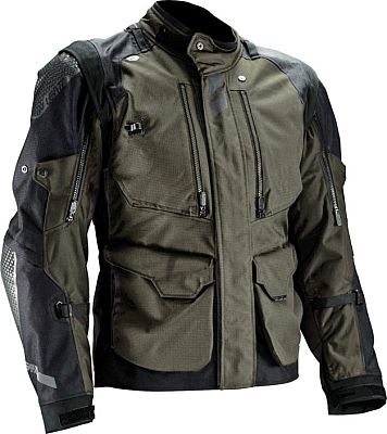 Leatt ADV MultiTour 5.5, Textiljacke wasserdicht - Grün/Schwarz - XXL von Leatt