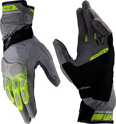 Leatt ADV X-Flow 5.5, Handschuhe - Grau/Schwarz/Neon-Gelb - XXL von Leatt
