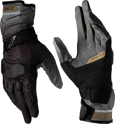 Leatt ADV X-Flow 5.5, Handschuhe - Schwarz/Dunkelgrau/Gold - XXL von Leatt