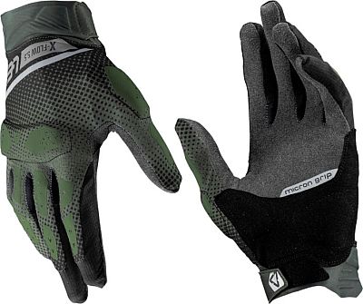 Leatt ADV X-Flow 5.5 Kurz, Handschuhe - Dunkelgrün/Schwarz - M von Leatt