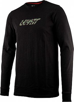 Leatt Camo S23, T-Shirt langarm - Schwarz/Grün - XL von Leatt