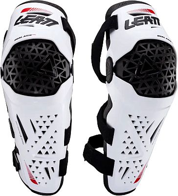 Leatt Dual Axis Pro, Knieprotektoren - Weiß/Schwarz - S/M von Leatt
