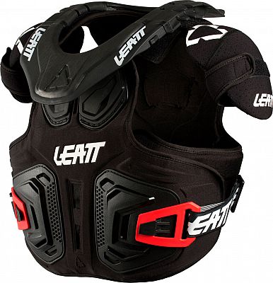 Leatt Fusion 2.0, Protektorenweste Kinder - Schwarz - XXL von Leatt