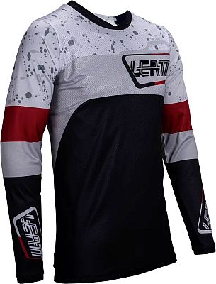 Leatt Moto 4.5 Enduro Ice, Trikot - Schwarz/Weiß/Grau/Rot - M von Leatt