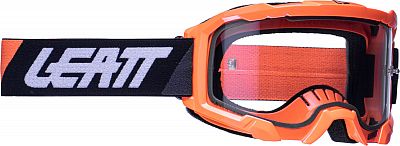 Leatt Velocity 4.5 S22, Crossbrille - Neon-Orange/Schwarz/Dunkelgrau Klar - Einheitsgröße von Leatt