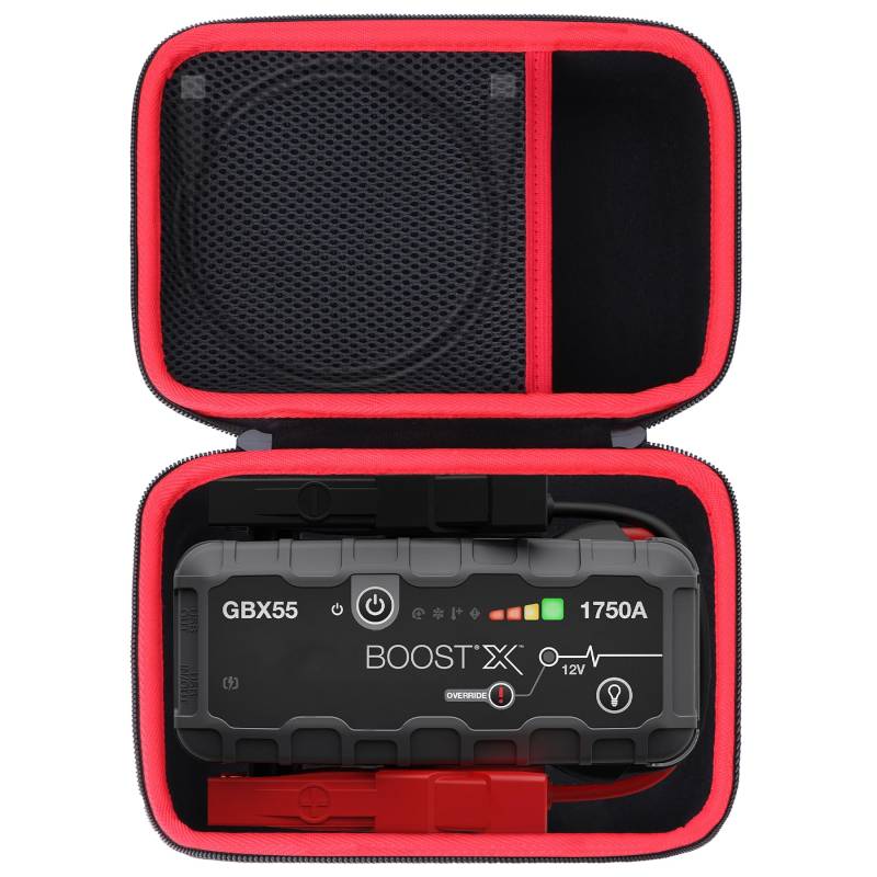 Lebakort Hart Schutz Hülle Etui Tasche für Boost X GBX55 1750A 12V UltraSafe Starthilfe Powerbank von Lebakort