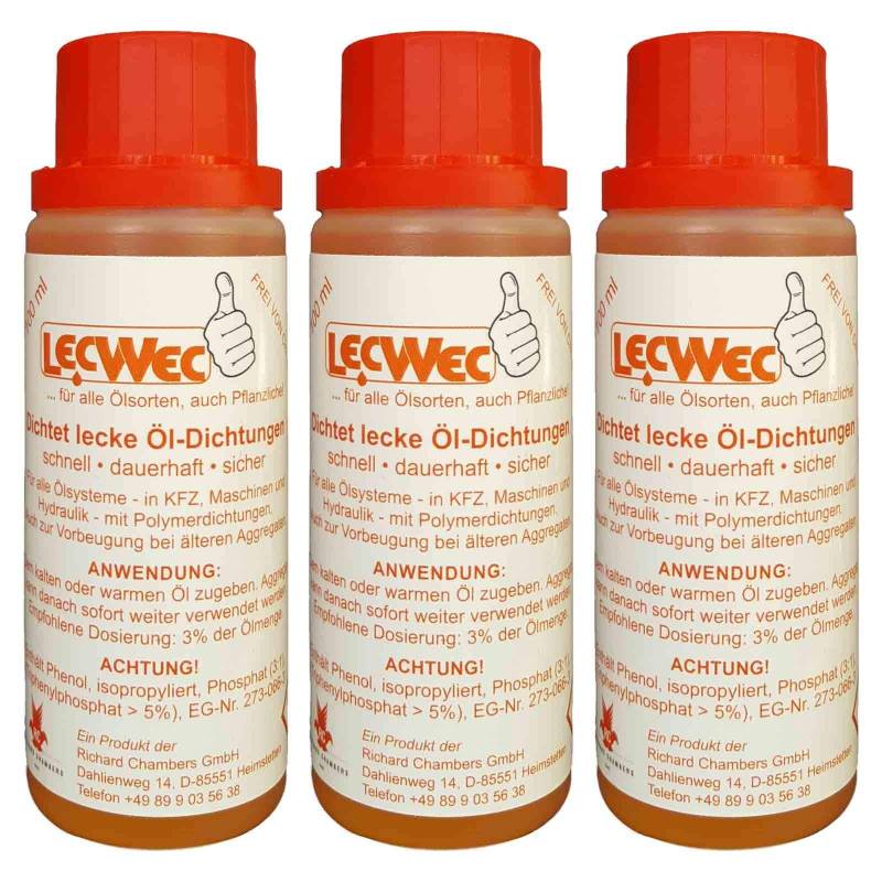 LecWec 300ml - Additiv gegen Ölverlust für alle Ölsorten von LecWec