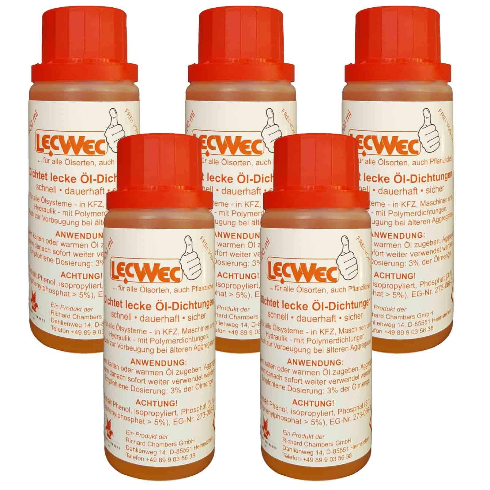 LecWec 500ml - Additiv gegen Ölverlust für alle Ölsorten von LecWec