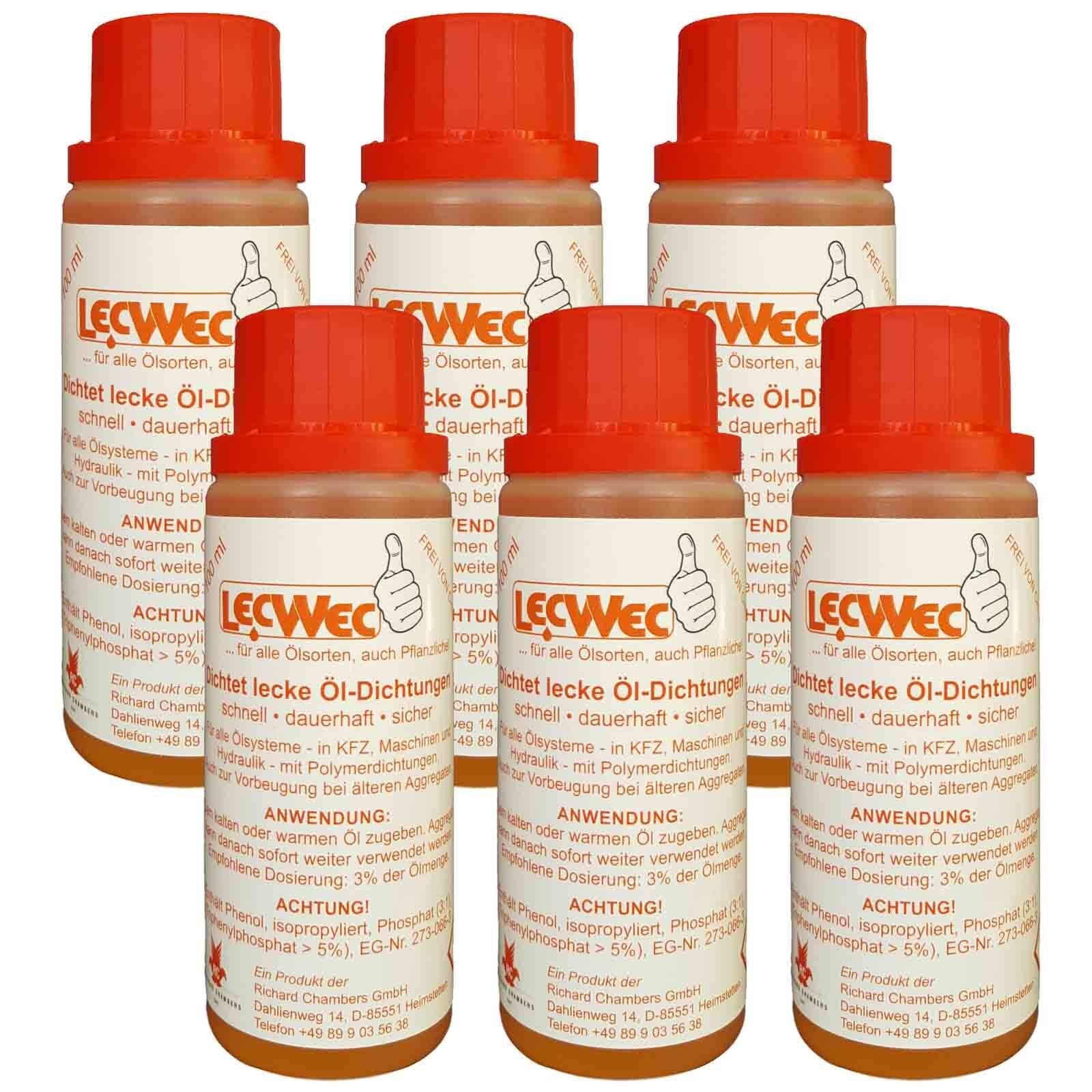 LecWec 600ml - Additiv gegen Ölverlust für alle Ölsorten von LecWec