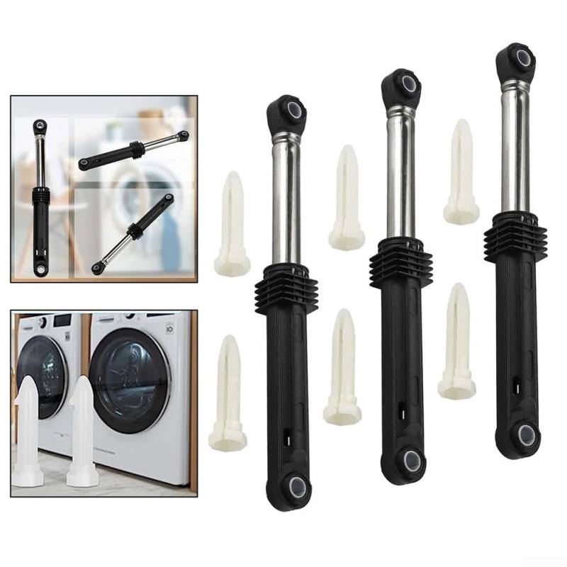 3-teiliges Unterlegscheiben-Stoßdämpfer-Set ACV72909503 ACV72909501 passend für Elite für Kenmore Modelle zur Verbesserung der Wascheffizienz von Lecreatekit