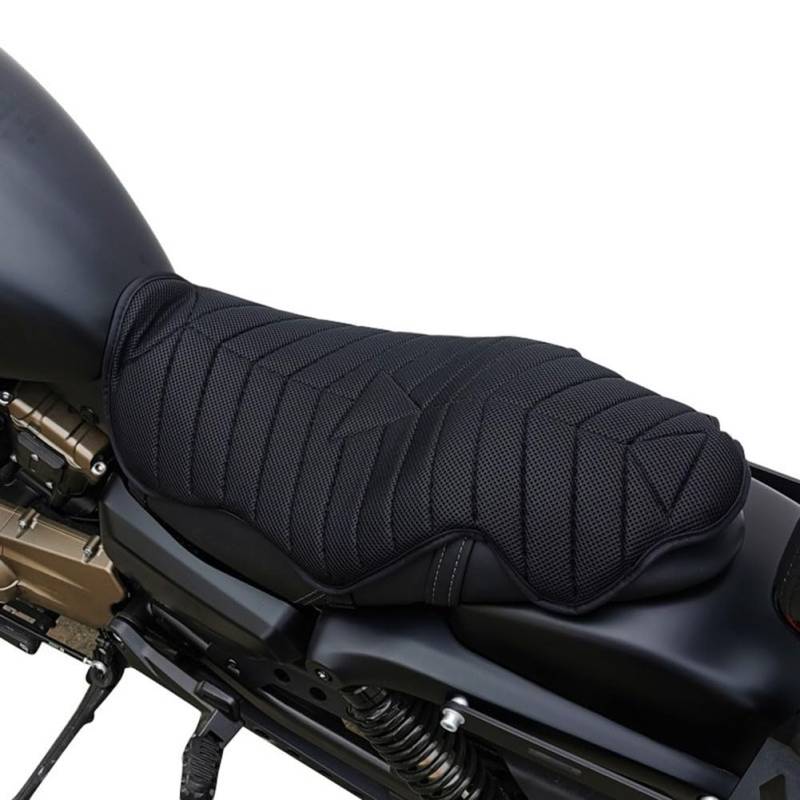 Ergonomisches Doppelsitzkissen für Motorräder mit verbesserter Luftzirkulation von Lecreatekit