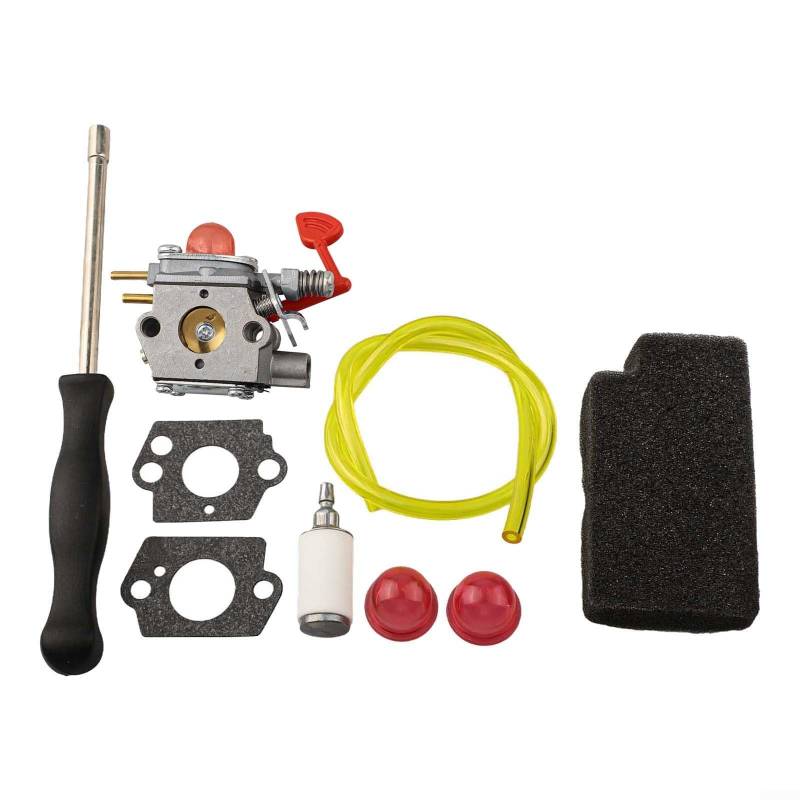 Ersatz-Luftfilter-Set für Poulan Gasgebläse, passend für Modelle einschließlich BVM200C und 25cc mit allen notwendigen Werkzeugen von Lecreatekit