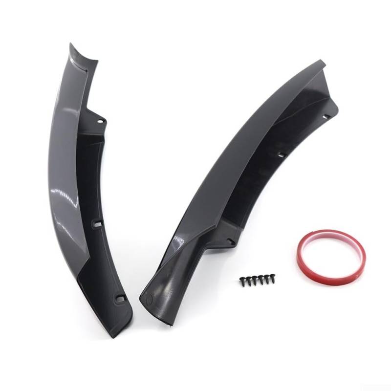 Frontstoßstange Seitensplitter Kompatibel mit BMW 3er E90 MTech LCI 2009 2012 ABS Kunststoff Design von Lecreatekit