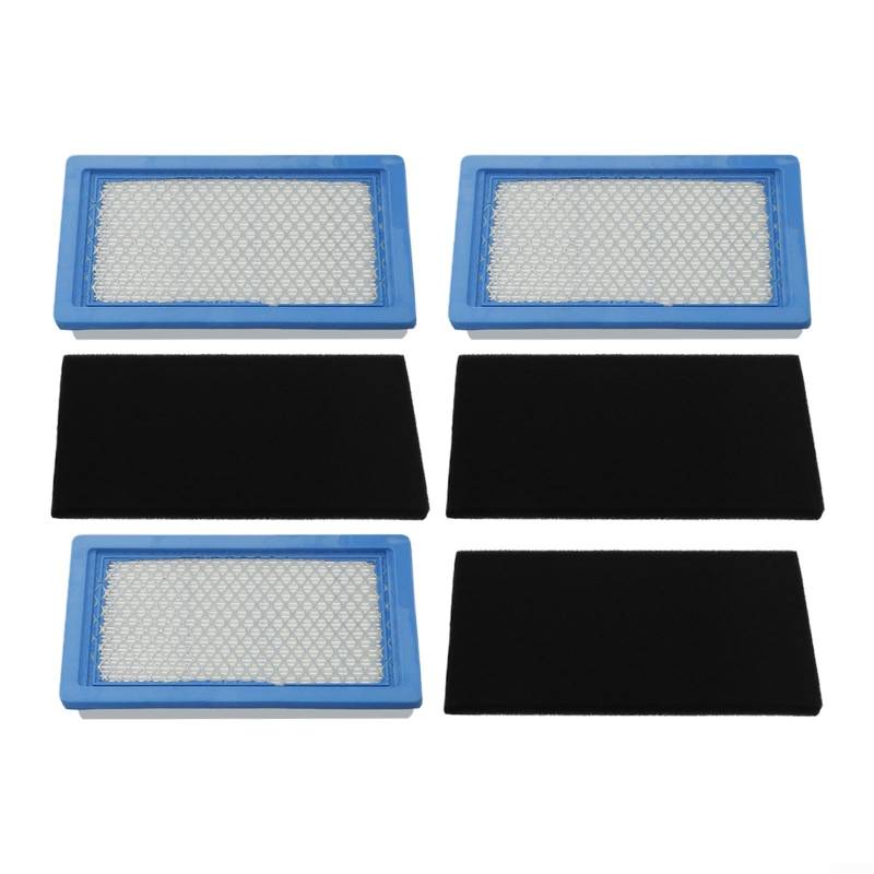 Für Kawasaki kompatible Luftfilter ersetzen effizient mehrere Modelle mit diesem umfassenden 3-teiligen Set mit Vorfiltern von Lecreatekit