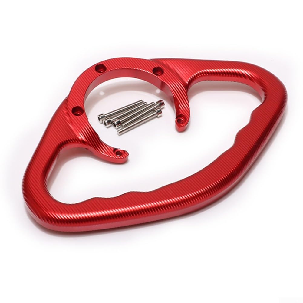 Motorrad-Kraftstofftank-Armlehne, Kraftstoff-Gastankgriff, Motorrad-Hinterradhaltegriff, Aluminiumersatz für Yamaha FZ1 FZ6 (rot) von Lecreatekit