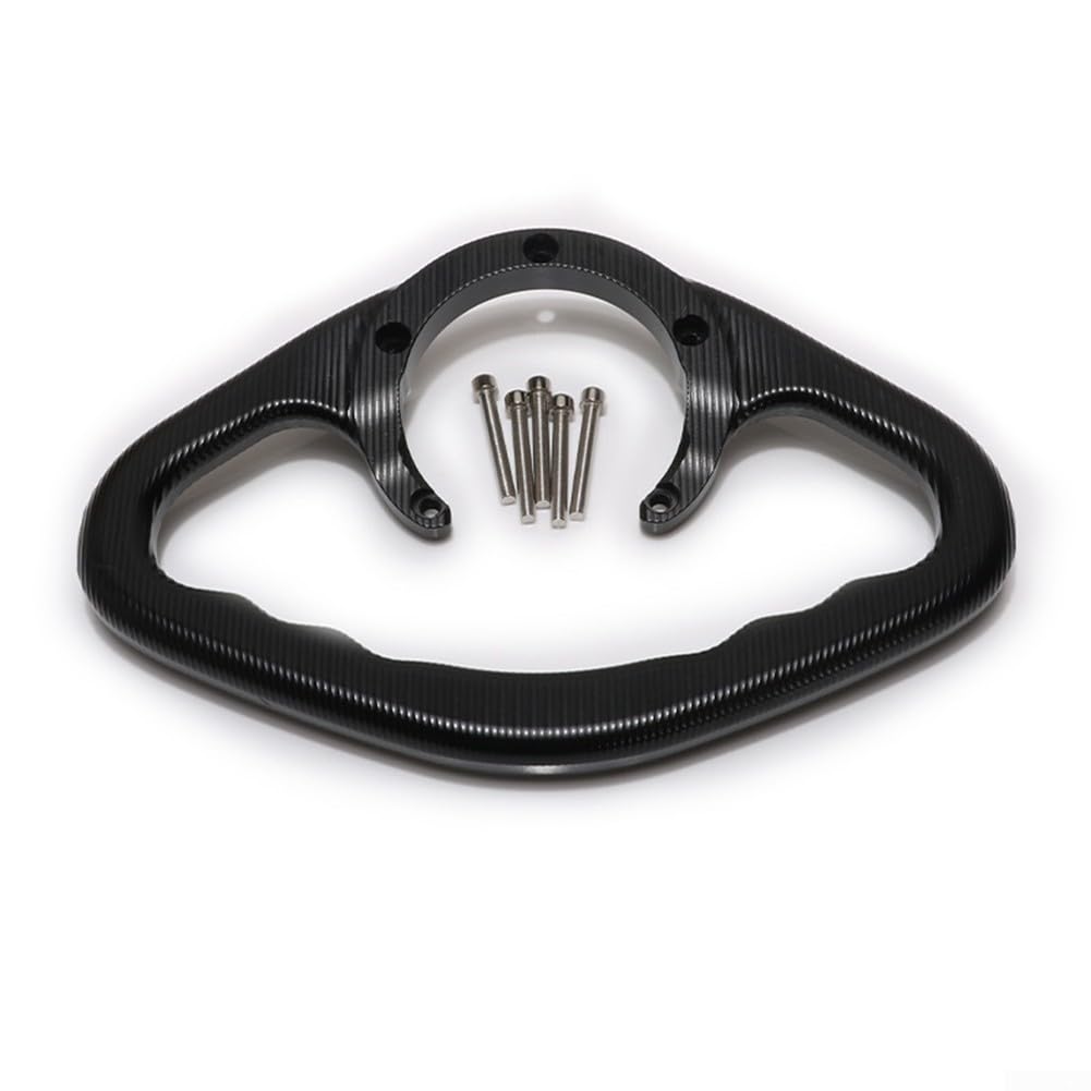 Motorrad-Kraftstofftank-Armlehne, Kraftstoff-Gastankgriff, Motorrad-Hinterradhaltegriff, Aluminiumersatz für Yamaha FZ1 FZ6 (schwarz) von Lecreatekit