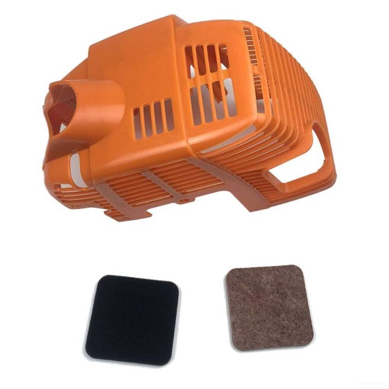 Rasenmäher-Luftfilterabdeckung, Motorabdeckung mit Luftfilter, kompatibel mit Trimmern der FC-Serie von Lecreatekit