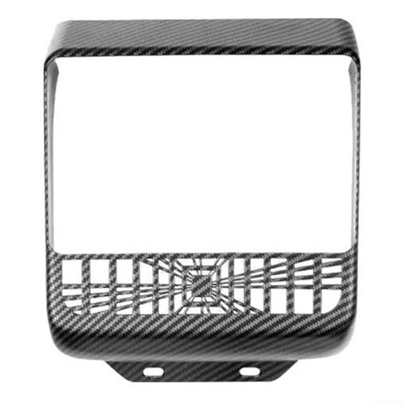 Sleek Carbon Grain Design Rear Outlet Frame for Tesla For Models 3 & Y (Highland Edition) Easy to Fit (Matte Carbon) von Lecreatekit