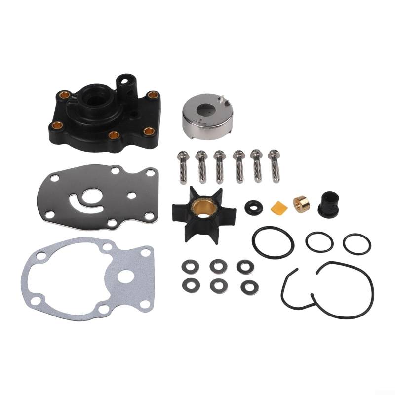 Wasserpumpen-Reparaturset, Wasserpumpen-Außenbordmotoren mit Laufrad, Pumpengehäuse-Dichtungen, Reparatur für Johnson für Evinrude von Lecreatekit