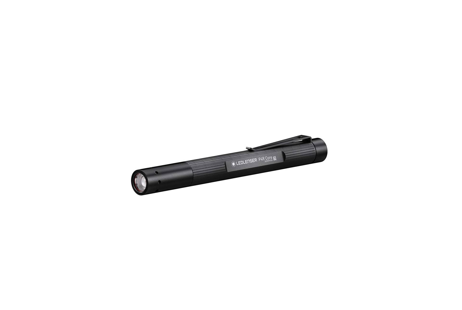 Ledlenser P4R Core LED Stiftleuchte, 200 Lumen, aufladbar mit Lithium Akku, fokussierbar, drei Helligkeitsstufen, Leuchtweite 95m, USB Ladekabel u. Clip, Penlight von Ledlenser
