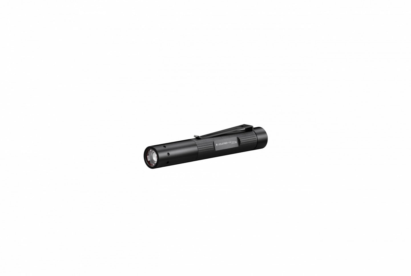Ledlenser P2R Core Mini LED Stiftleuchte, 120 Lumen, aufladbar mit Lithium Akku, fokussierbar, drei Helligkeitsstufen, Leuchtweite 65m, USB Ladekabel u. Clip, Penlight von Ledlenser
