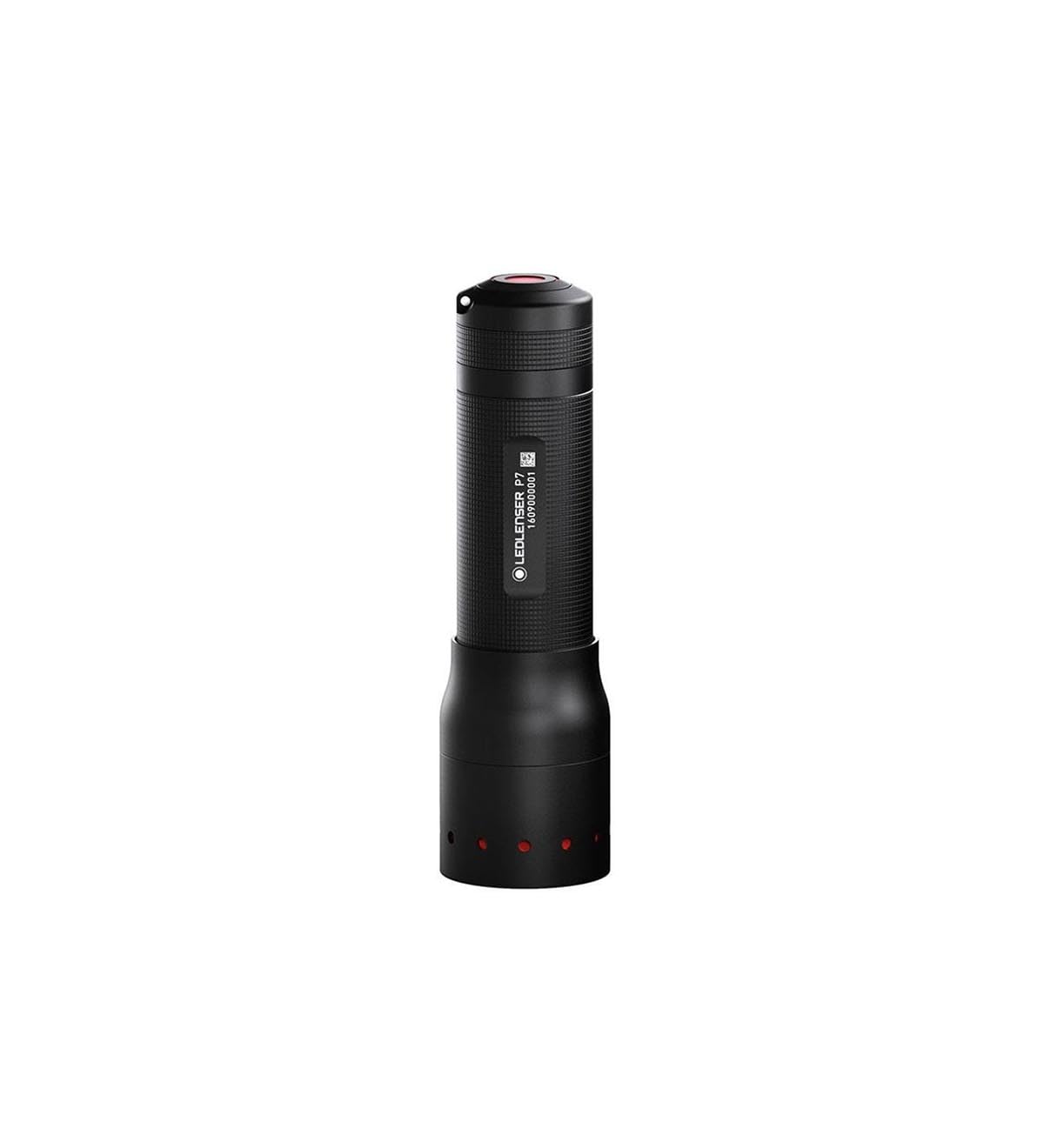 Ledlenser 501046 P7 Professionelle LED-Taschenlampe, schwarz. Auf 450 Lumen aufgerüstet, Hochleistung, Kompakt, Leistungsstark, 1,5 V, 13 x 3,7 x 13 cm von Ledlenser
