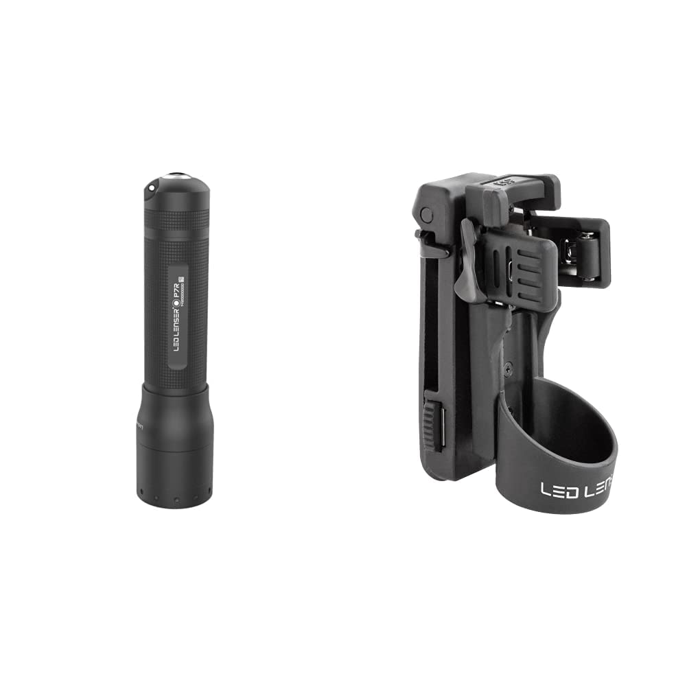 Ledlenser P7R Taschenlampe Wiederaufladbar Box & Ledlenser Tactical Professional Holster Ledlenser P7R Taschenlampe Wiederaufladbar Box & Ledlenser Tactical Professional Holster von Ledlenser