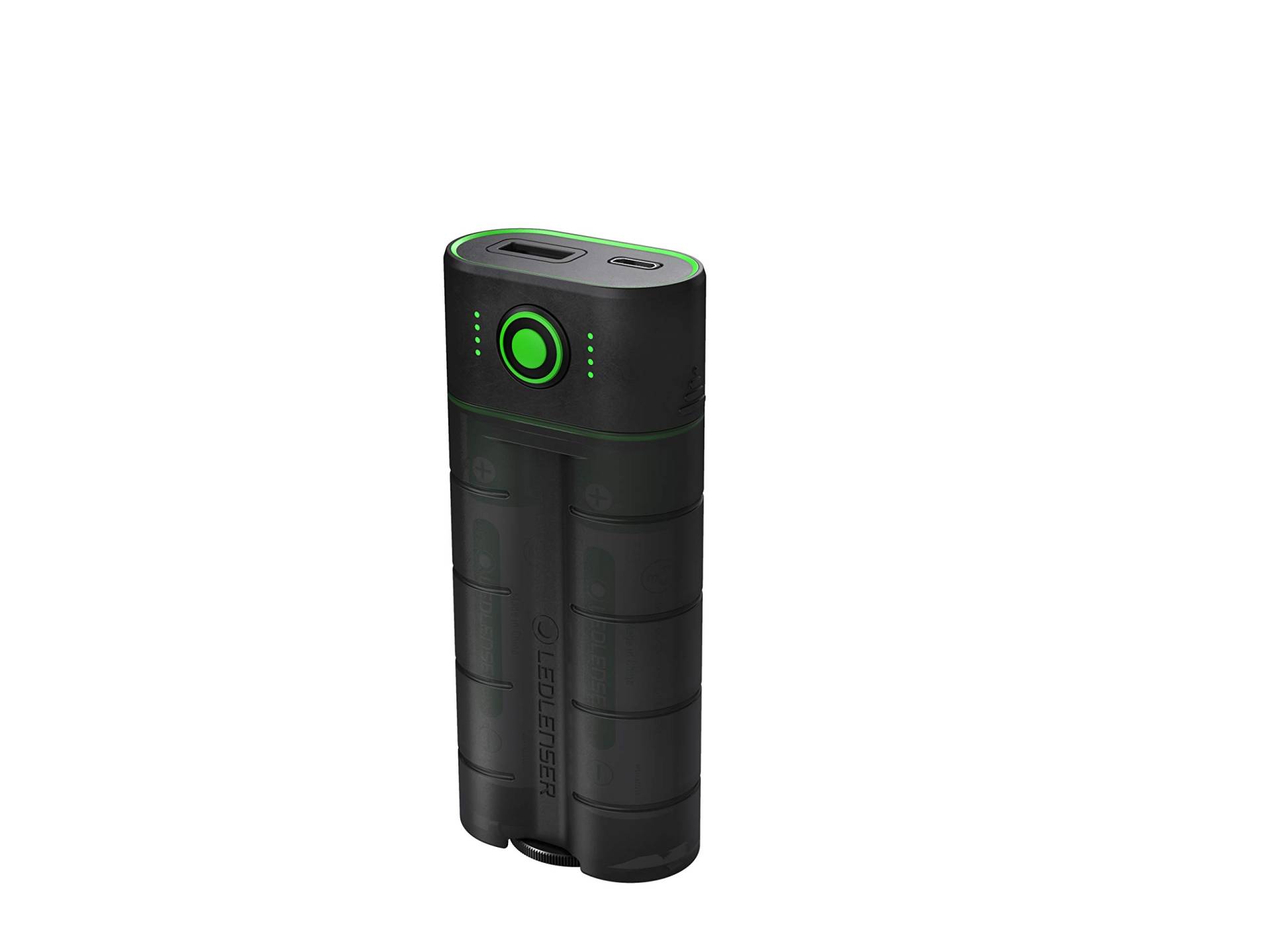 Ledlenser Powerbank Flex7 - Powerbank mit 6 Funktionen - Entnehmbarer Akkusatz Typ 18650 3,6 V - zum Aufladen mobiler Geräte - Kurze Ladezeit - Robustes Gehäuse - inkl. 2 Akkus und USB Kabel Ledlenser Powerbank Flex7 - Powerbank mit 6 Funktionen - Entnehmbarer Akkusatz Typ 18650 3,6 V - zum Aufladen mobiler Geräte - Kurze Ladezeit - Robustes Gehäuse - inkl. 2 Akkus und USB Kabel von Ledlenser