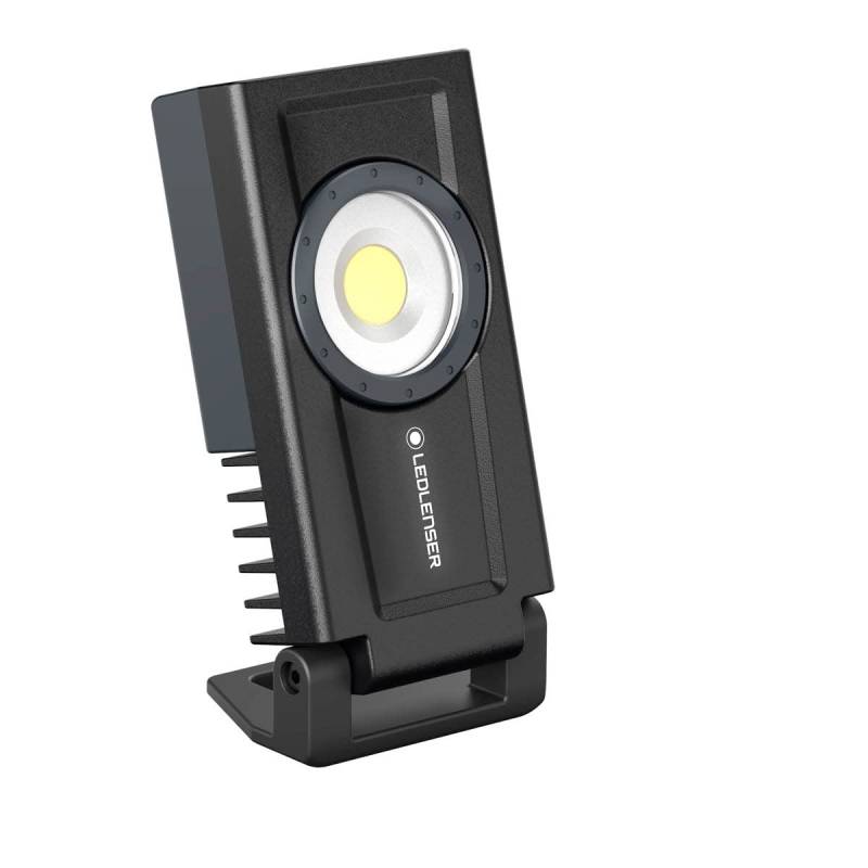 Ledlenser iF3R LED Baustrahler, 1000 Lumen,15 Stunden Laufzeit, wiederaufladbar, Battery Indicator, Cooling Technology, Magnetic Charge System, Transportsicherung, 1 Stk. von Ledlenser