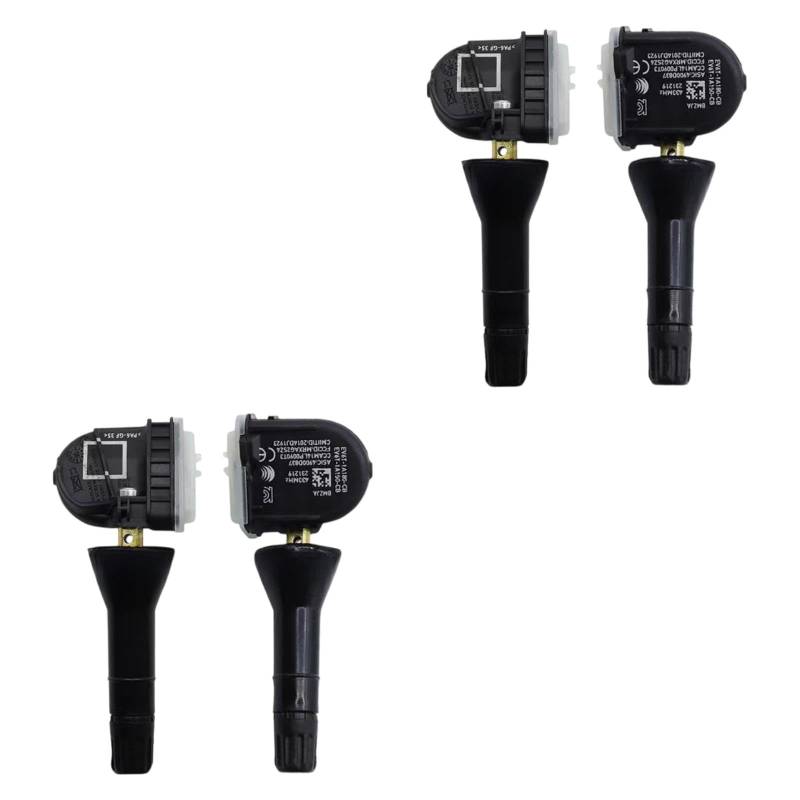 LeeQinersw 4PCS-Reifendrucksensoren EV6T-1A180-DC-Reifendruckmonitor-Systemsensoren für 2014 + von LeeQinersw