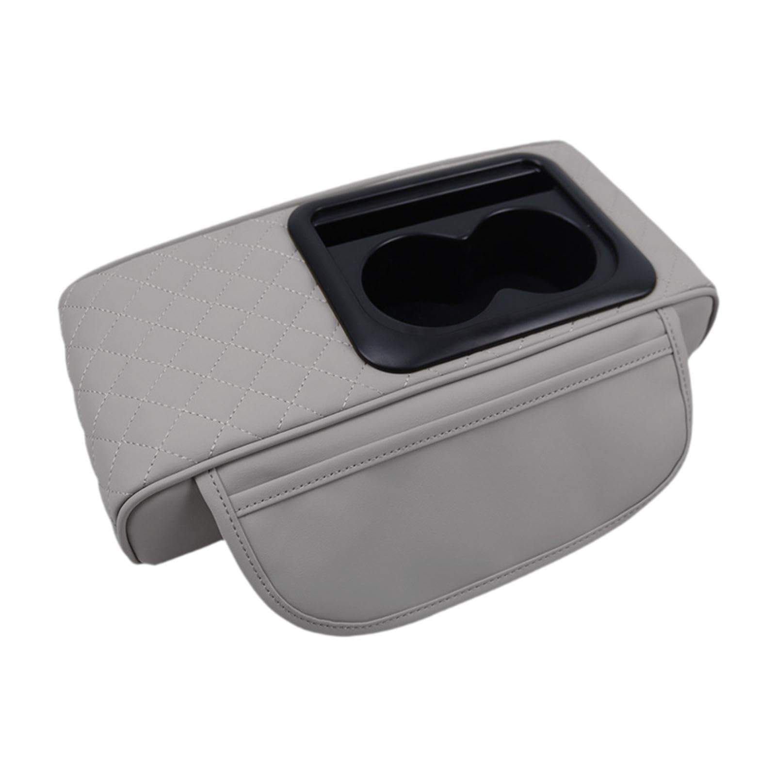 LeeQinersw Auto Armlehne Kissen Mittelkonsole Schutz Universal PU Armlehne Kissen für SUVs LKW, Grau LeeQinersw Auto Armlehne Kissen Mittelkonsole Schutz Universal PU Armlehne Kissen für SUVs LKW, Grau von LeeQinersw