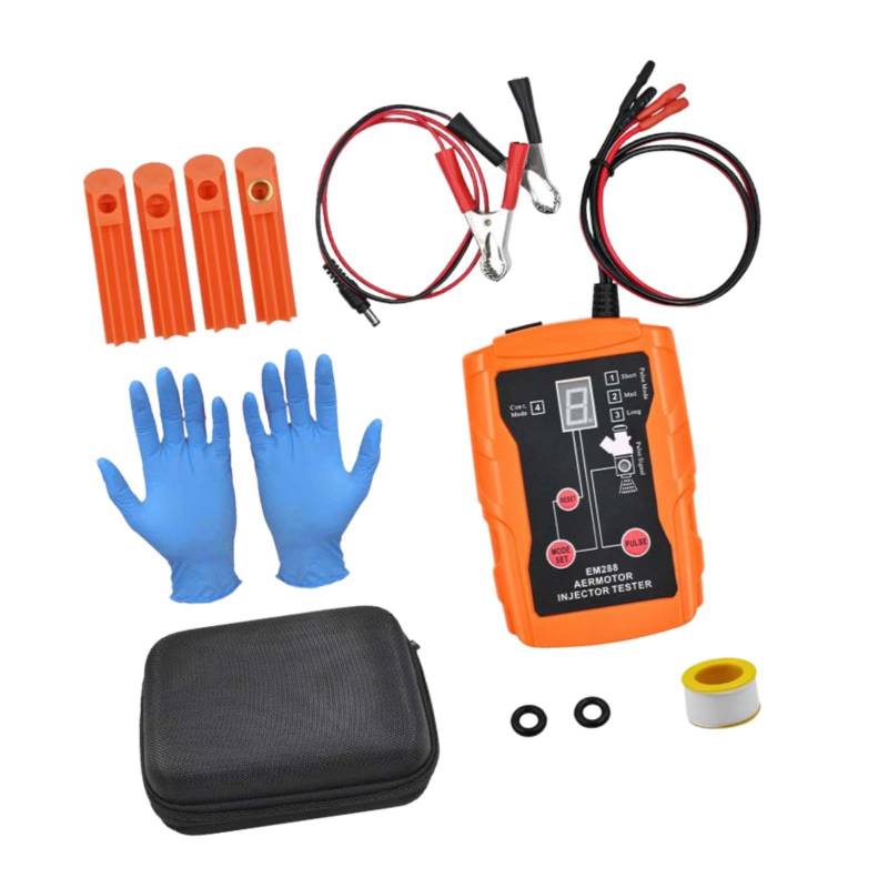 LeeQinersw Injector Tester Cleaner Tool Kit DIY -Reinigungswerkzeuge Autozubehör Universal Performance 8 von LeeQinersw