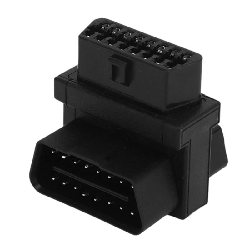 LeeQinersw OBD2 -Adapter 16 Pin männlich bis 2 weibliche Einfachinstallation Professionelle OBD2 Splitter OBD2 Diverter für diagnostische Erweiterung von LeeQinersw