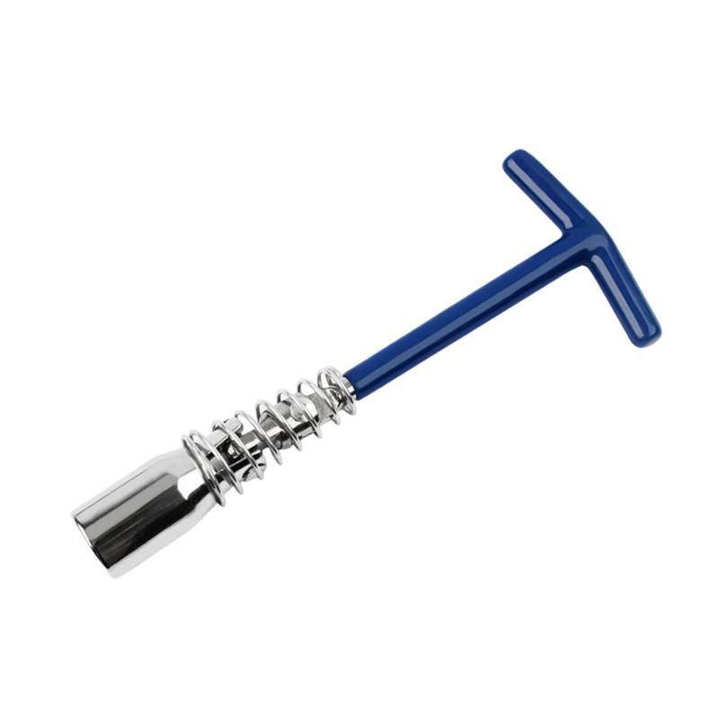 LeeQinersw Zündkerzen-Steckschlüssel für 16 mm (5/8 Zoll) und 21 mm (13/16 Zoll), tragbar, Schraubenschlüssel, Kfz-Zündkerzenwerkzeug für Motorräder und Autos von LeeQinersw