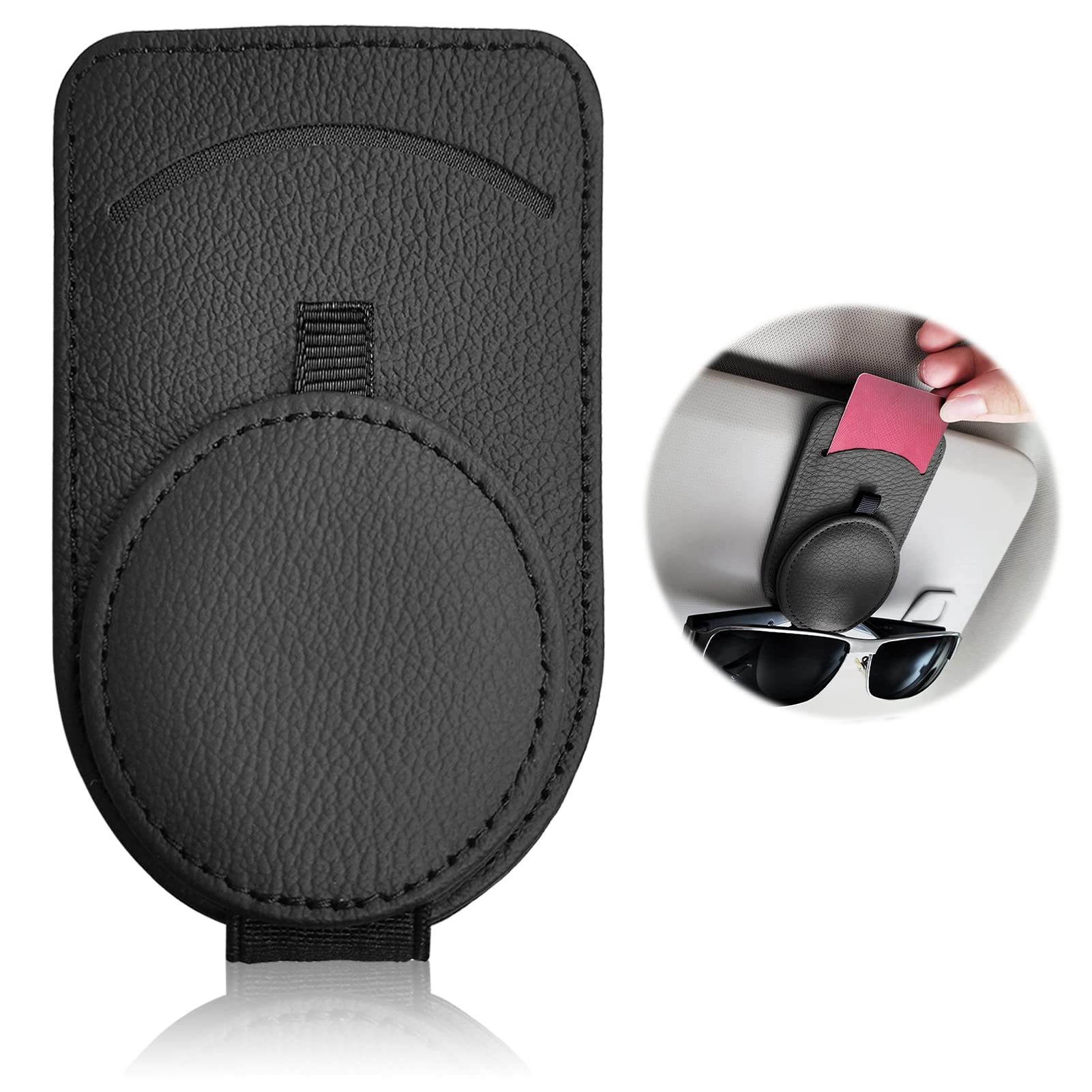 Leder Brillenhalter für Auto,Auto Brillenhalter,Ticket Karten Clip Brillen Halterung ,Auto Brillenhalter Universal,Brillen Halterung für Auto,Sonnenblende Brillenetui,Geschenke für Freunde Familie Leder Brillenhalter für Auto,Auto Brillenhalter,Ticket Karten Clip Brillen Halterung ,Auto Brillenhalter Universal,Brillen Halterung für Auto,Sonnenblende Brillenetui,Geschenke für Freunde Familie von Leeelyan
