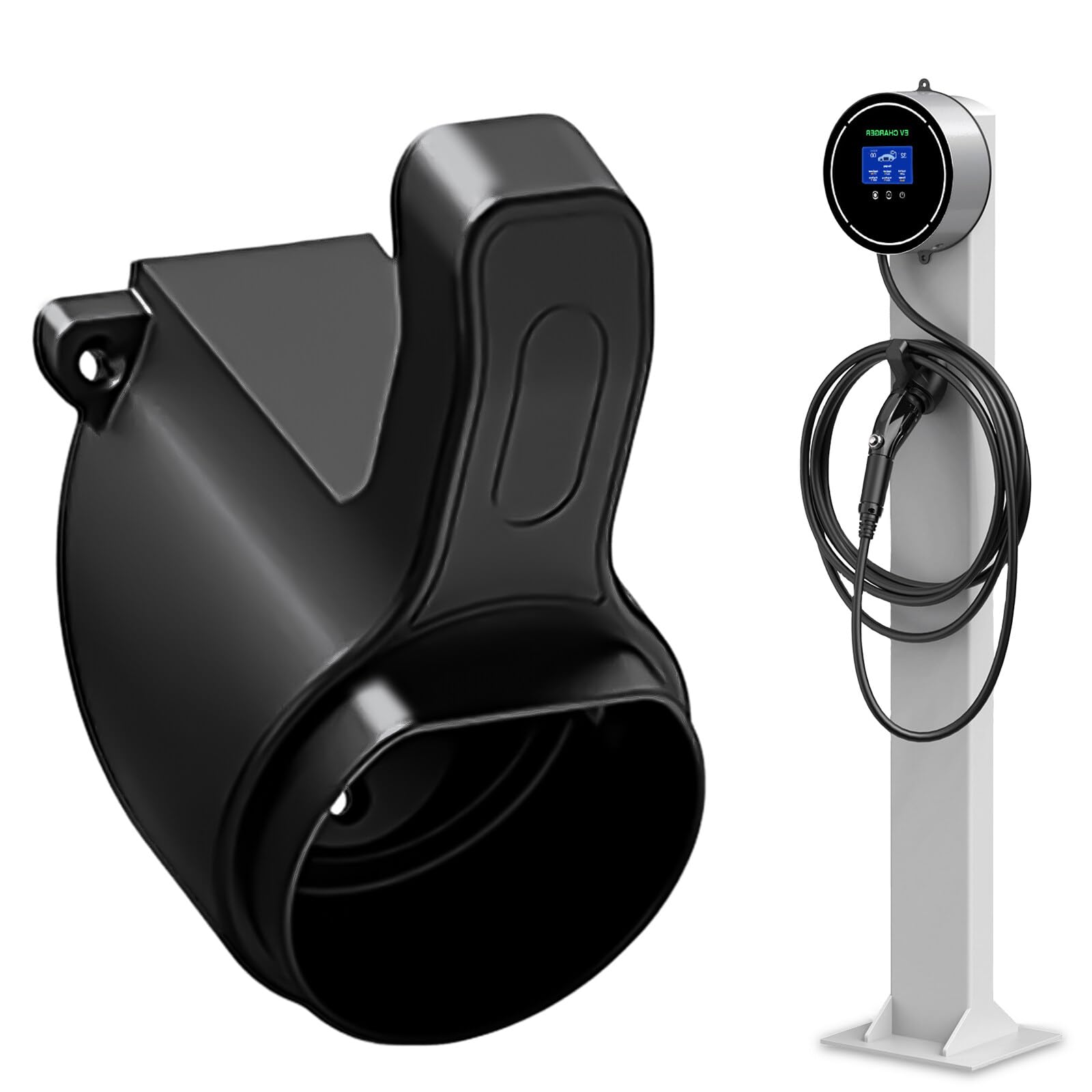 Typ 2 Wandhalterung, Wallbox Kabelhalterung für EV ladekabel, Typ 2 Ladekabel Halterung, Wallbox Ladestation für EV Ladegerät, Ladegerät Halterung Typ 2 Wandhalterung, Wallbox Kabelhalterung für EV ladekabel, Typ 2 Ladekabel Halterung, Wallbox Ladestation für EV Ladegerät, Ladegerät Halterung von Leikurvo